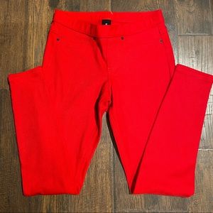 Vibrant Red Women's Pants